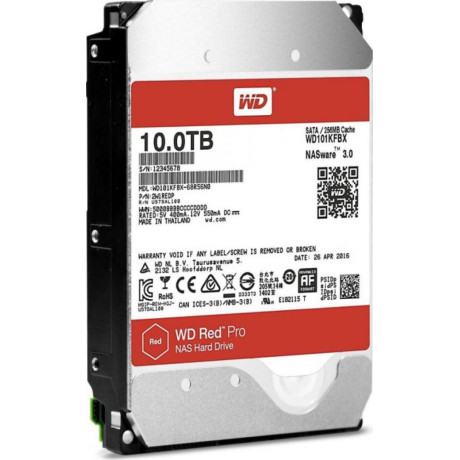 WD HDD3.5 10TB SATA WD102KFBX RED PRO